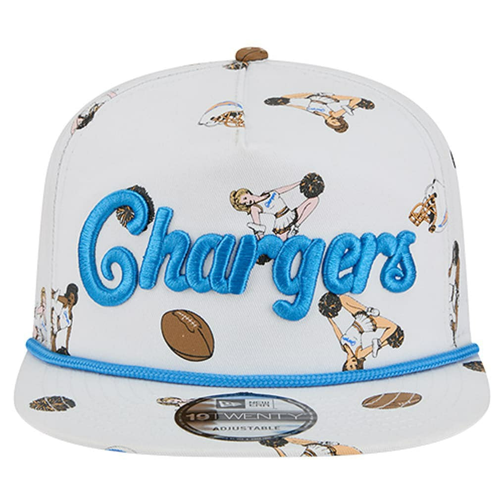 Los Angeles Chargers New Era Team Cheer 19TWENTY Snapback Hat White | NFL