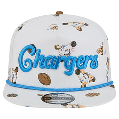 Los Angeles Chargers New Era Team Cheer 19TWENTY Snapback Hat White | NFL