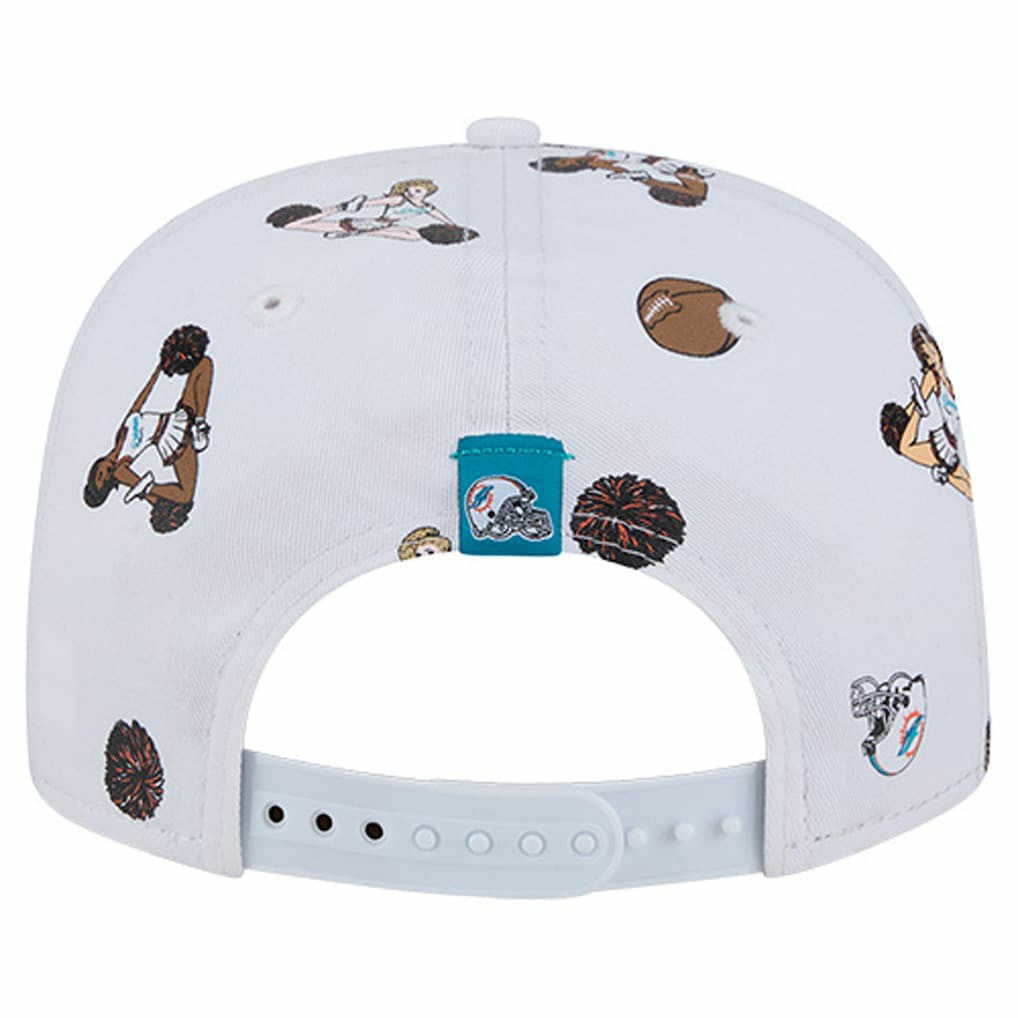 Miami Dolphins New Era Team Cheer 19TWENTY Snapback Hat White | NFL
