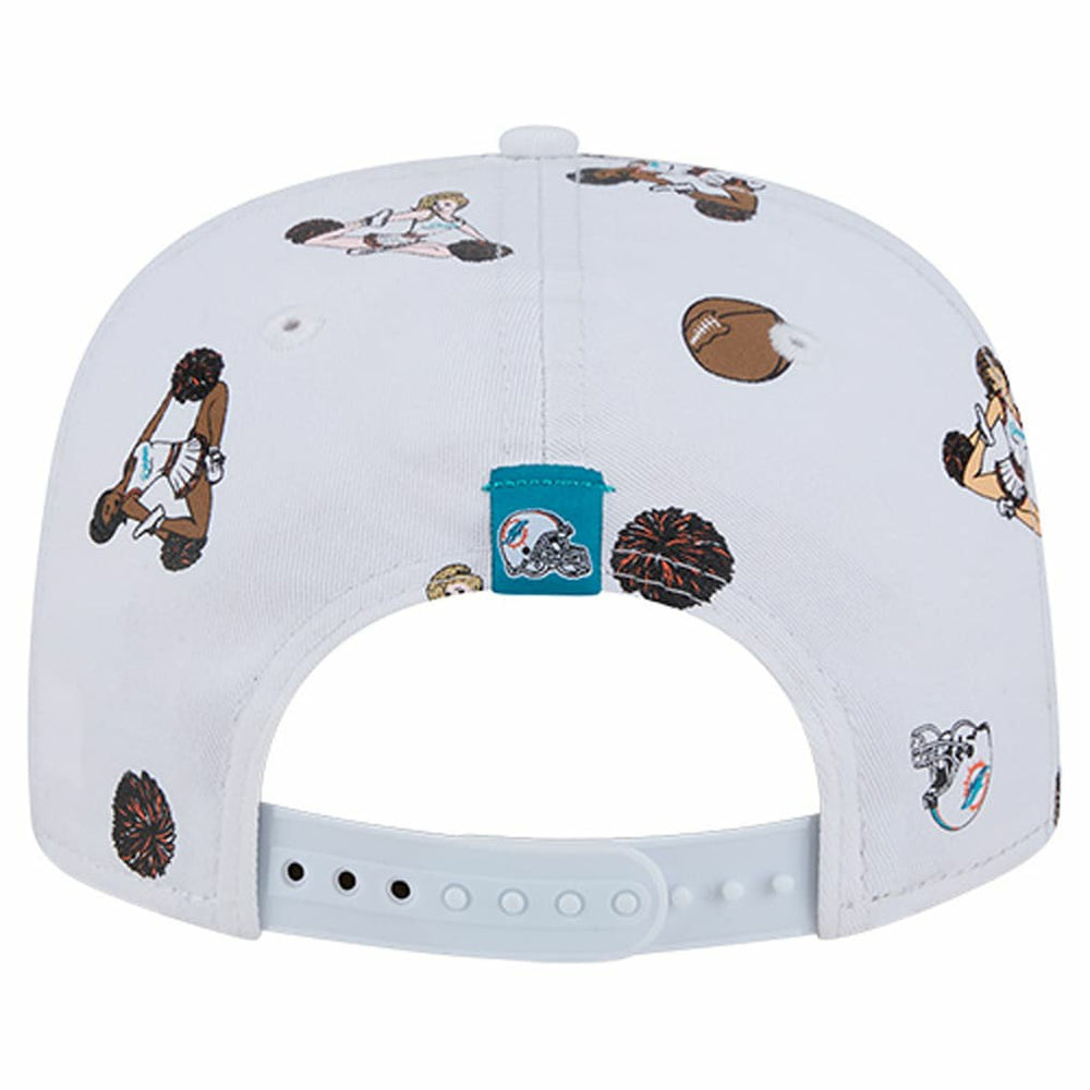 Miami Dolphins New Era Team Cheer 19TWENTY Snapback Hat White | NFL