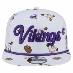 Minnesota Vikings New Era Team Cheer 19TWENTY Snapback Hat White | NFL