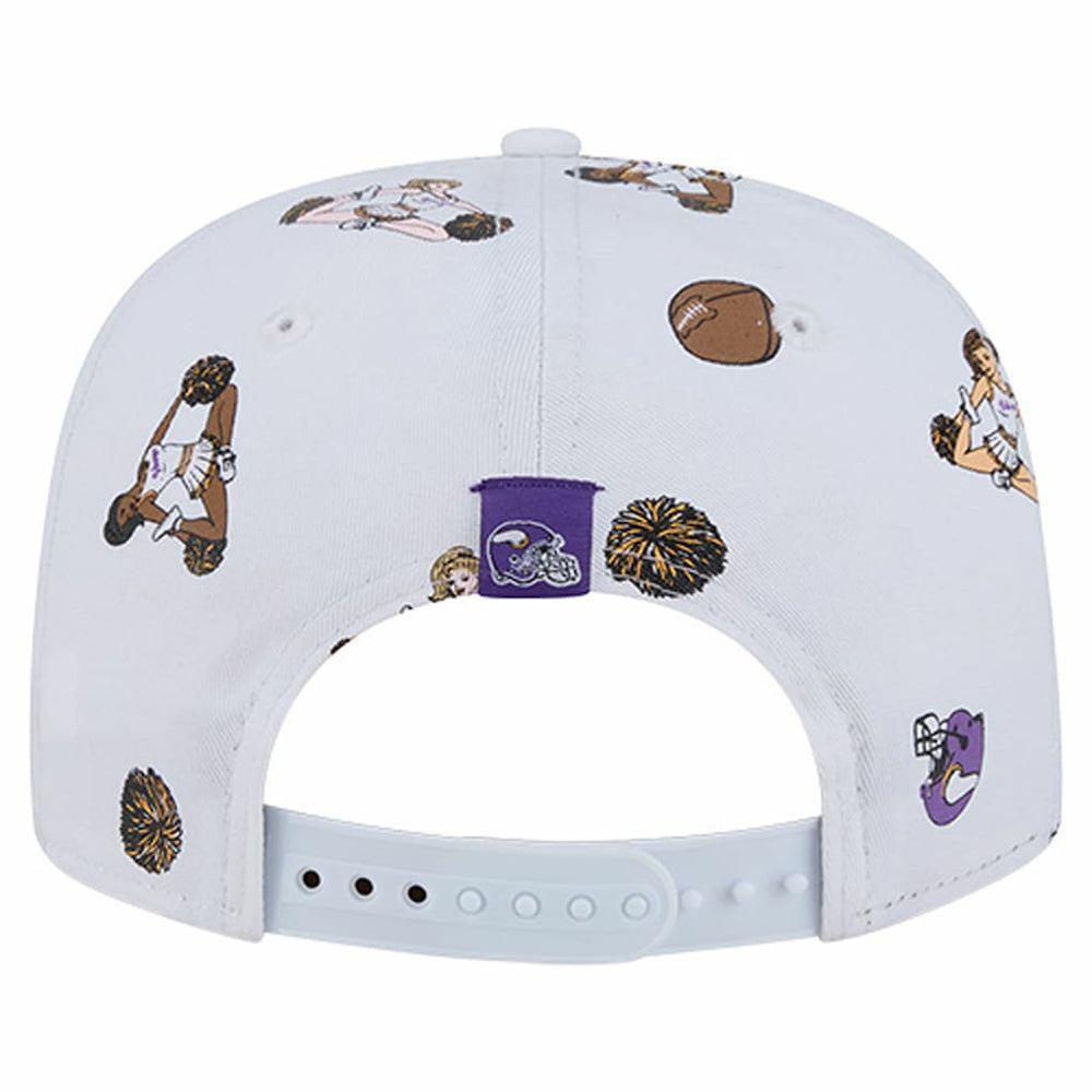 Minnesota Vikings New Era Team Cheer 19TWENTY Snapback Hat White | NFL
