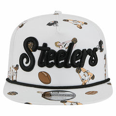 Pittsburgh Steelers New Era Team Cheer 19TWENTY Snapback Hat White | NFL