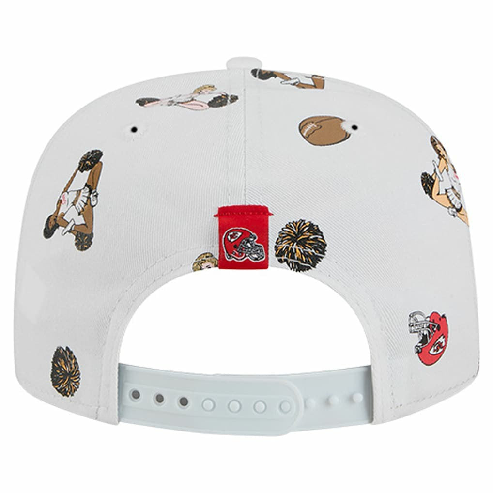 Kansas City Chiefs New Era Team Cheer 19TWENTY Snapback Hat White | NFL