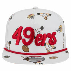 San Francisco 49ers New Era Team Cheer 19TWENTY Snapback Hat White | NFL