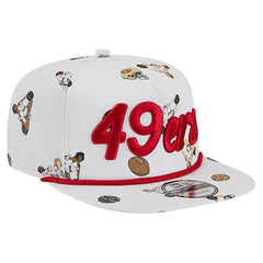 San Francisco 49ers New Era Team Cheer 19TWENTY Snapback Hat White | NFL
