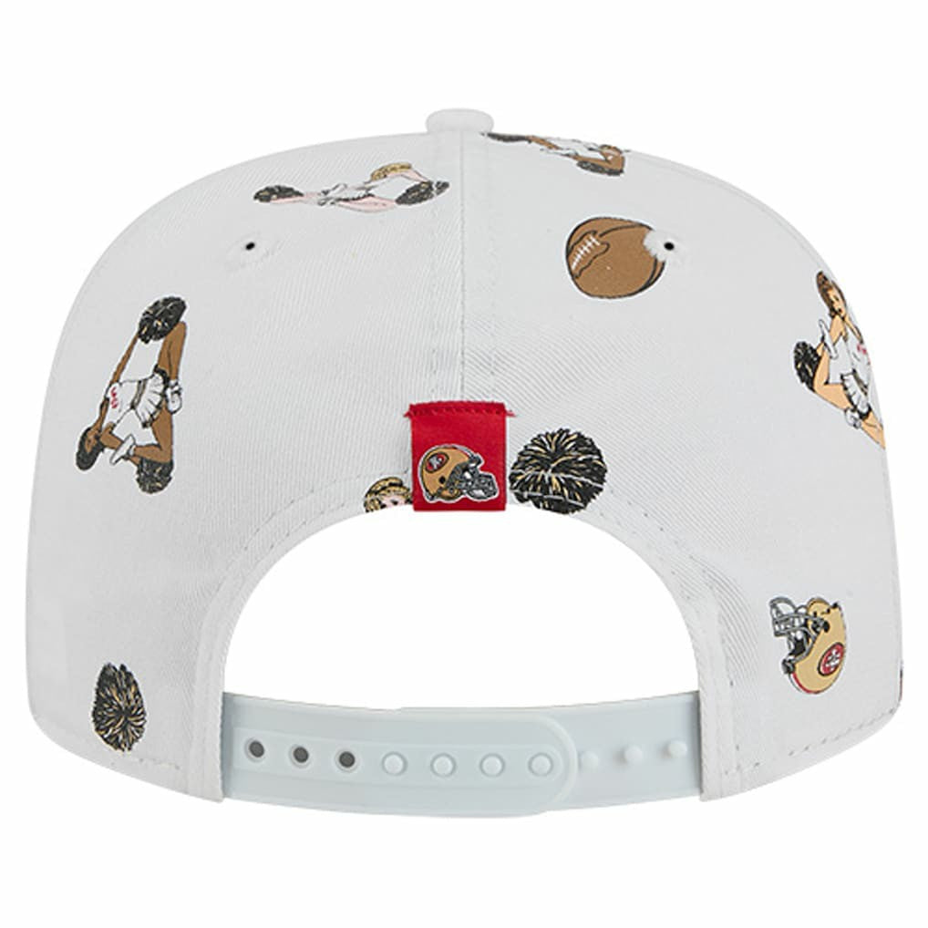San Francisco 49ers New Era Team Cheer 19TWENTY Snapback Hat White | NFL