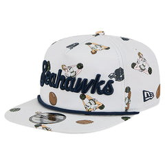 Seattle Seahawks New Era Team Cheer 19TWENTY Snapback Hat White | NFL