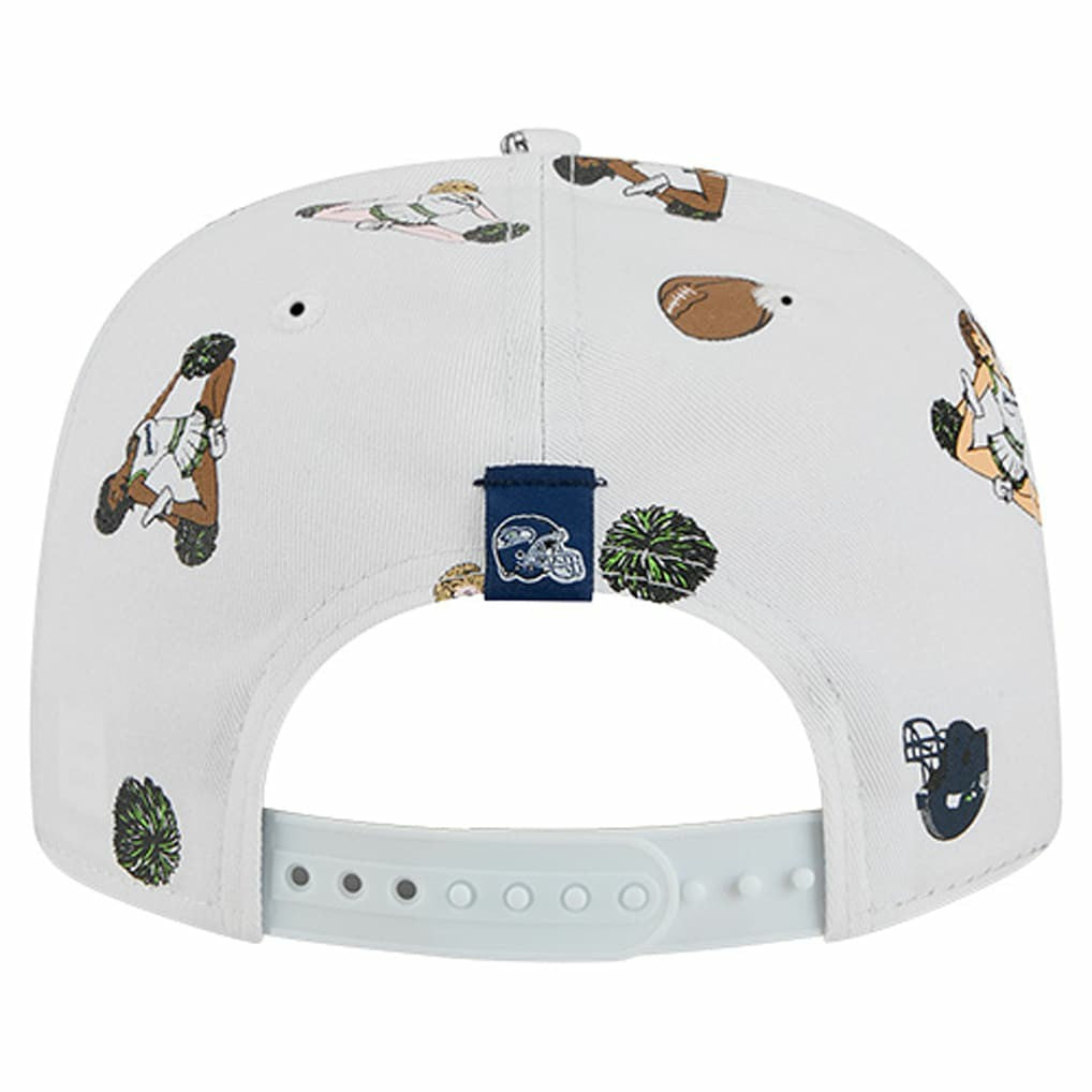 Seattle Seahawks New Era Team Cheer 19TWENTY Snapback Hat White | NFL