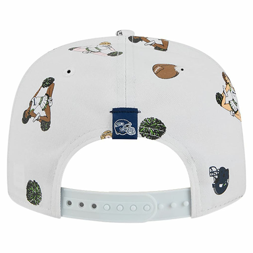 Seattle Seahawks New Era Team Cheer 19TWENTY Snapback Hat White | NFL