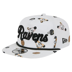 Baltimore Ravens New Era Team Cheer 19TWENTY Snapback Hat White | NFL