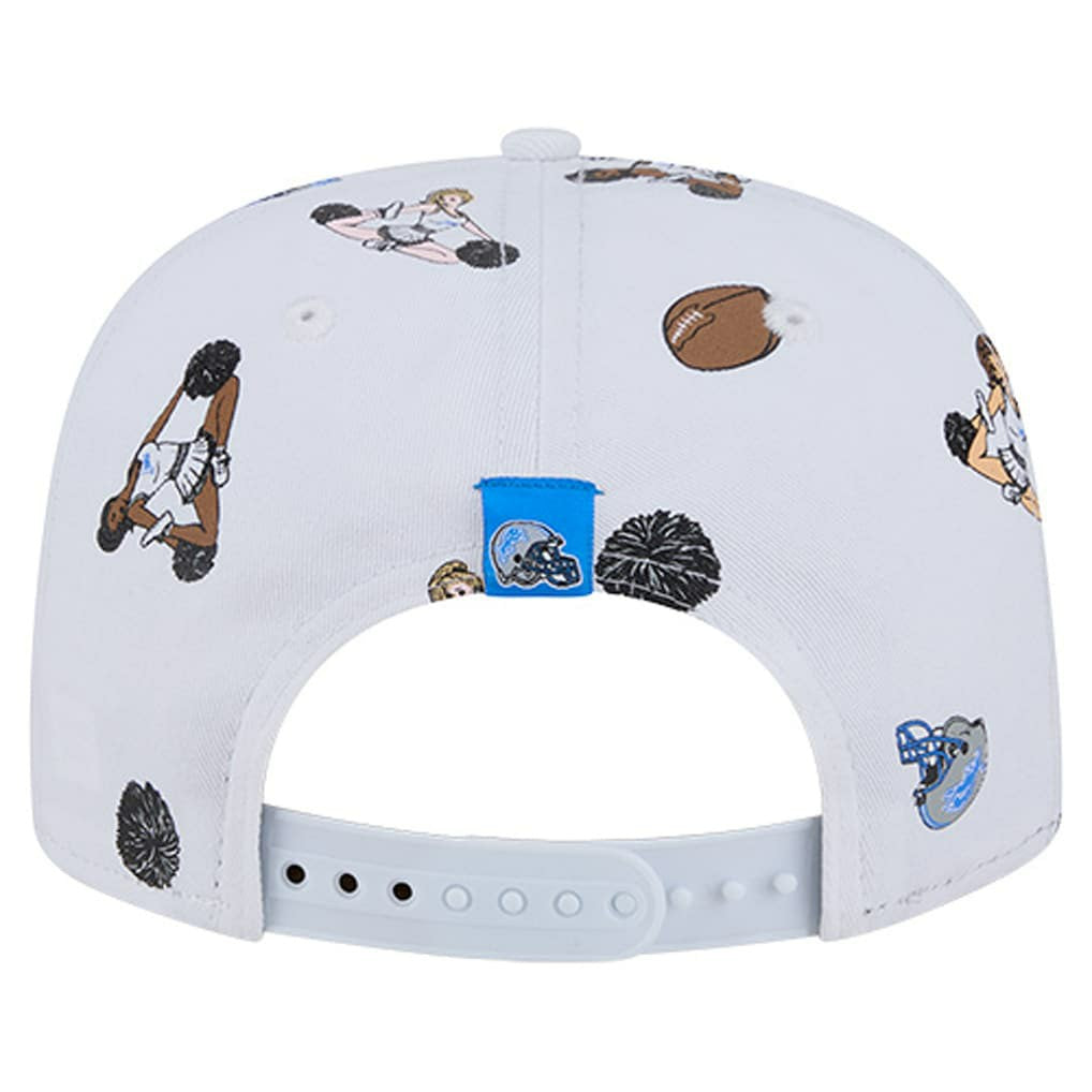 Detroit Lions New Era Team Cheer 19TWENTY Snapback Hat White | NFL