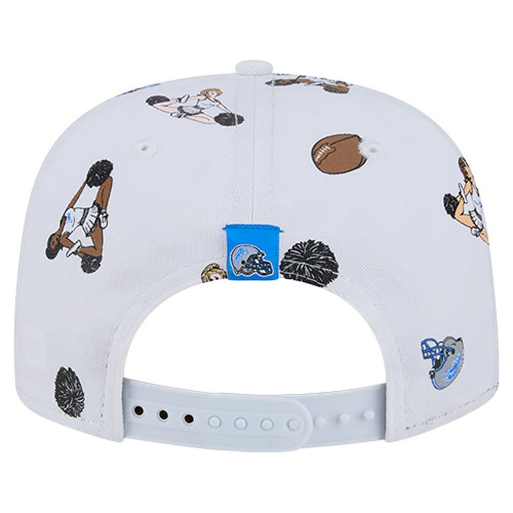 Detroit Lions New Era Team Cheer 19TWENTY Snapback Hat White | NFL