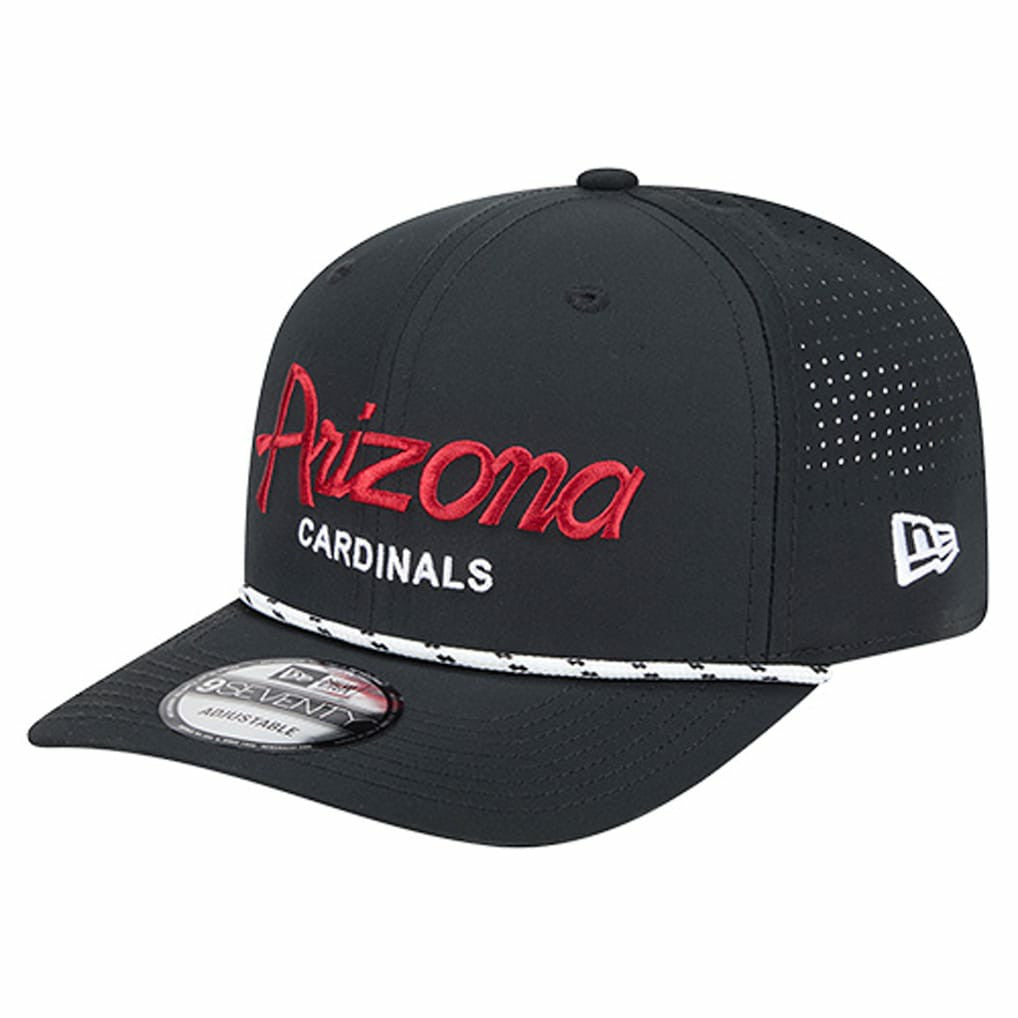 Arizona Cardinals New Era Script 9SEVENTY Adjustable Hat Black | NFL