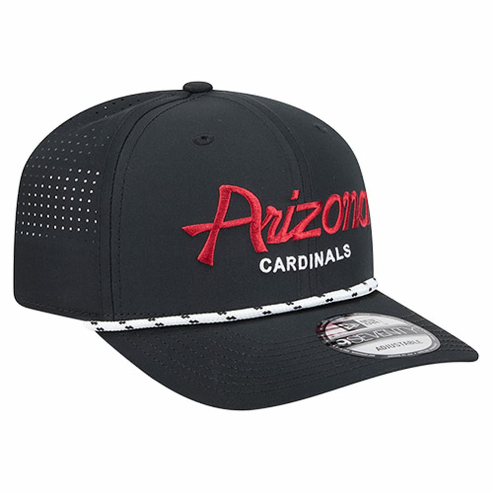 Arizona Cardinals New Era Script 9SEVENTY Adjustable Hat Black | NFL