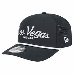 Las Vegas Raiders New Era Script 9SEVENTY Adjustable Hat Black | NFL