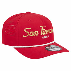 San Francisco 49ers New Era Script 9SEVENTY Adjustable Hat Scarlet | NFL