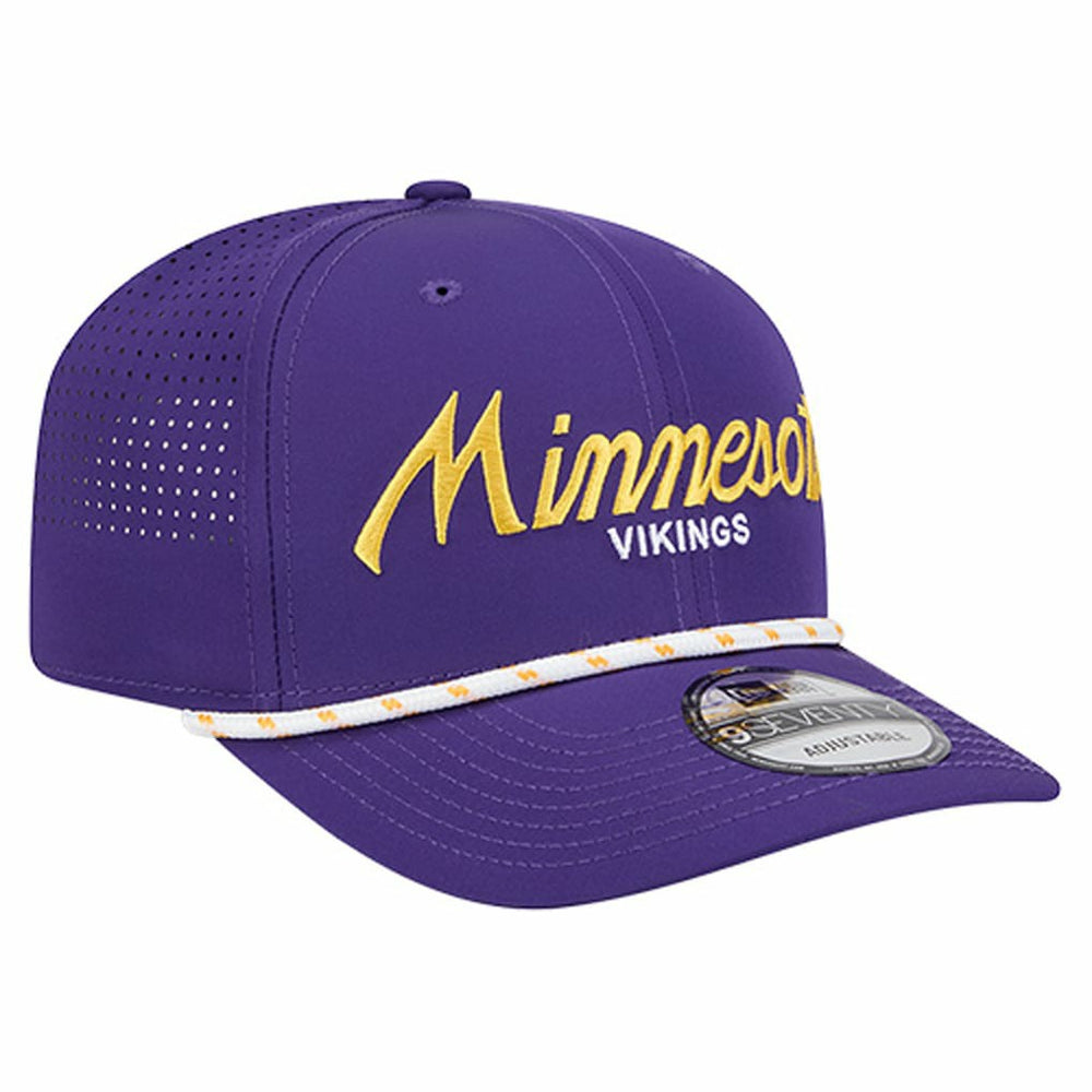 Minnesota Vikings New Era Script 9SEVENTY Adjustable Hat Purple | NFL