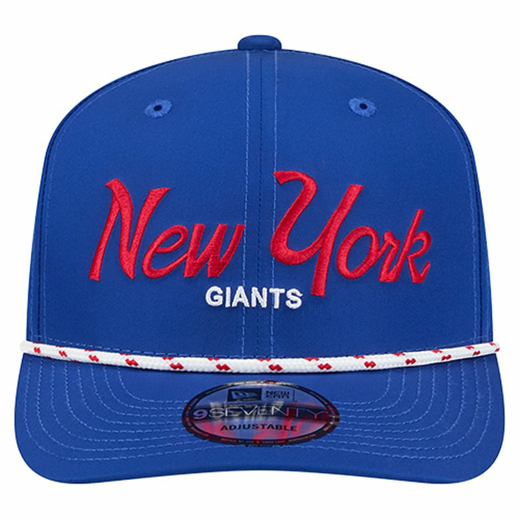 New York Giants New Era Script 9SEVENTY Adjustable Hat Royal | NFL