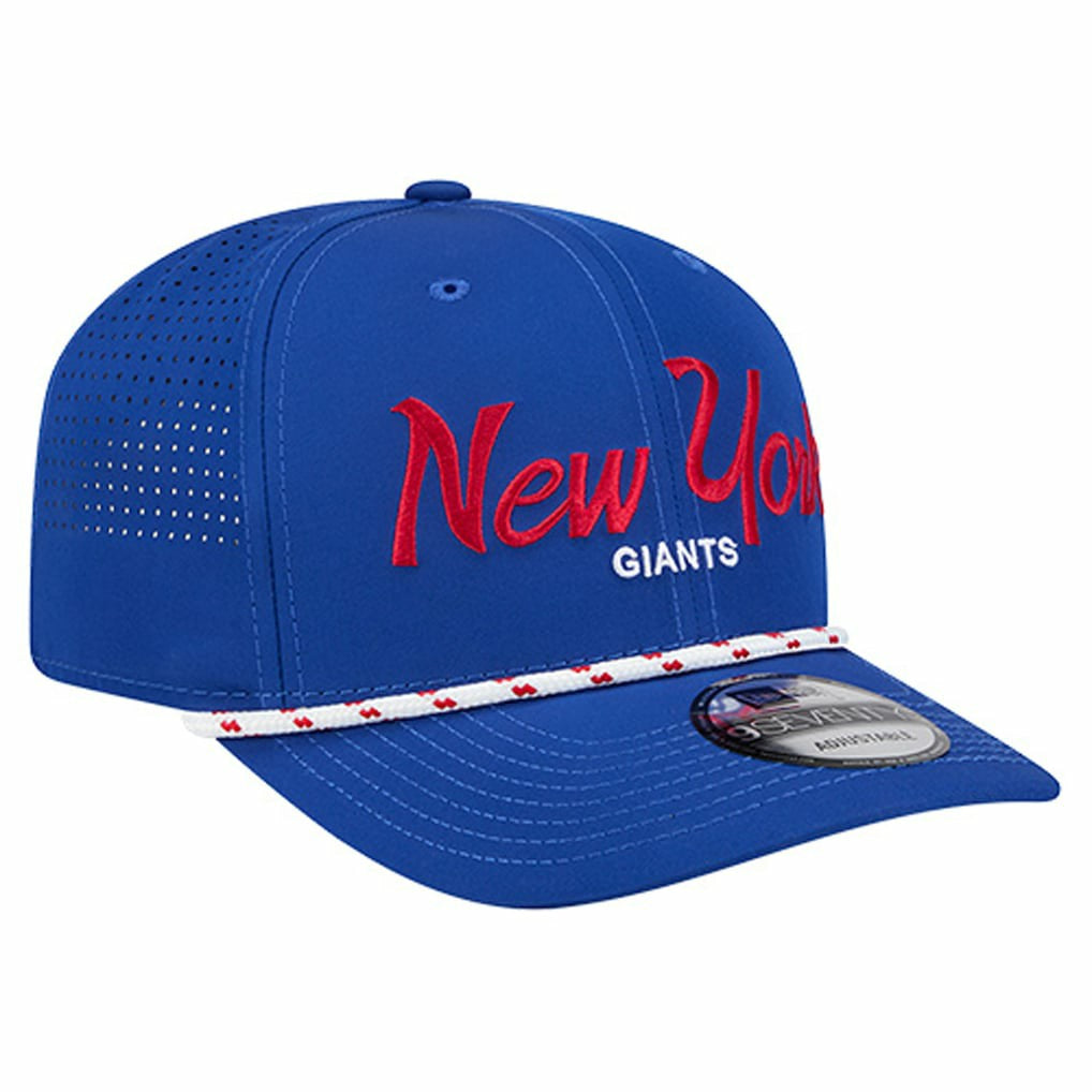New York Giants New Era Script 9SEVENTY Adjustable Hat Royal | NFL