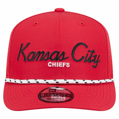 Kansas City Chiefs New Era Script 9SEVENTY Adjustable Hat Red | NFL