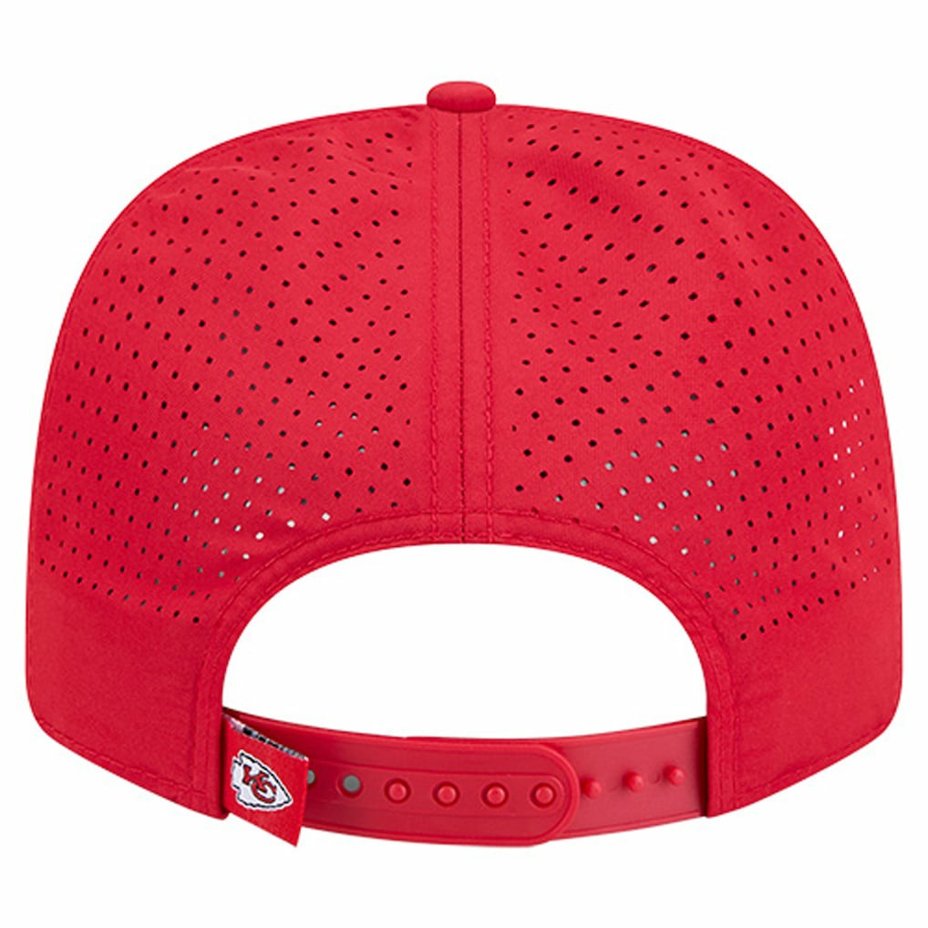 Kansas City Chiefs New Era Script 9SEVENTY Adjustable Hat Red | NFL