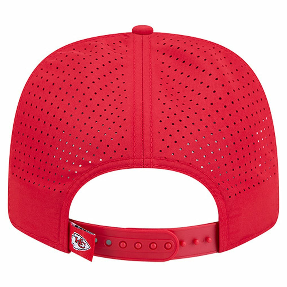 Kansas City Chiefs New Era Script 9SEVENTY Adjustable Hat Red | NFL