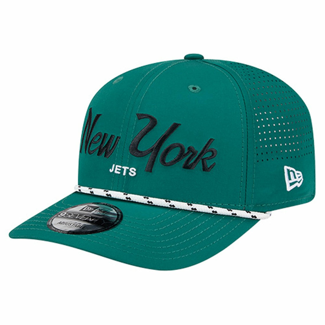 New York Jets New Era Script 9SEVENTY Adjustable Hat Green | NFL