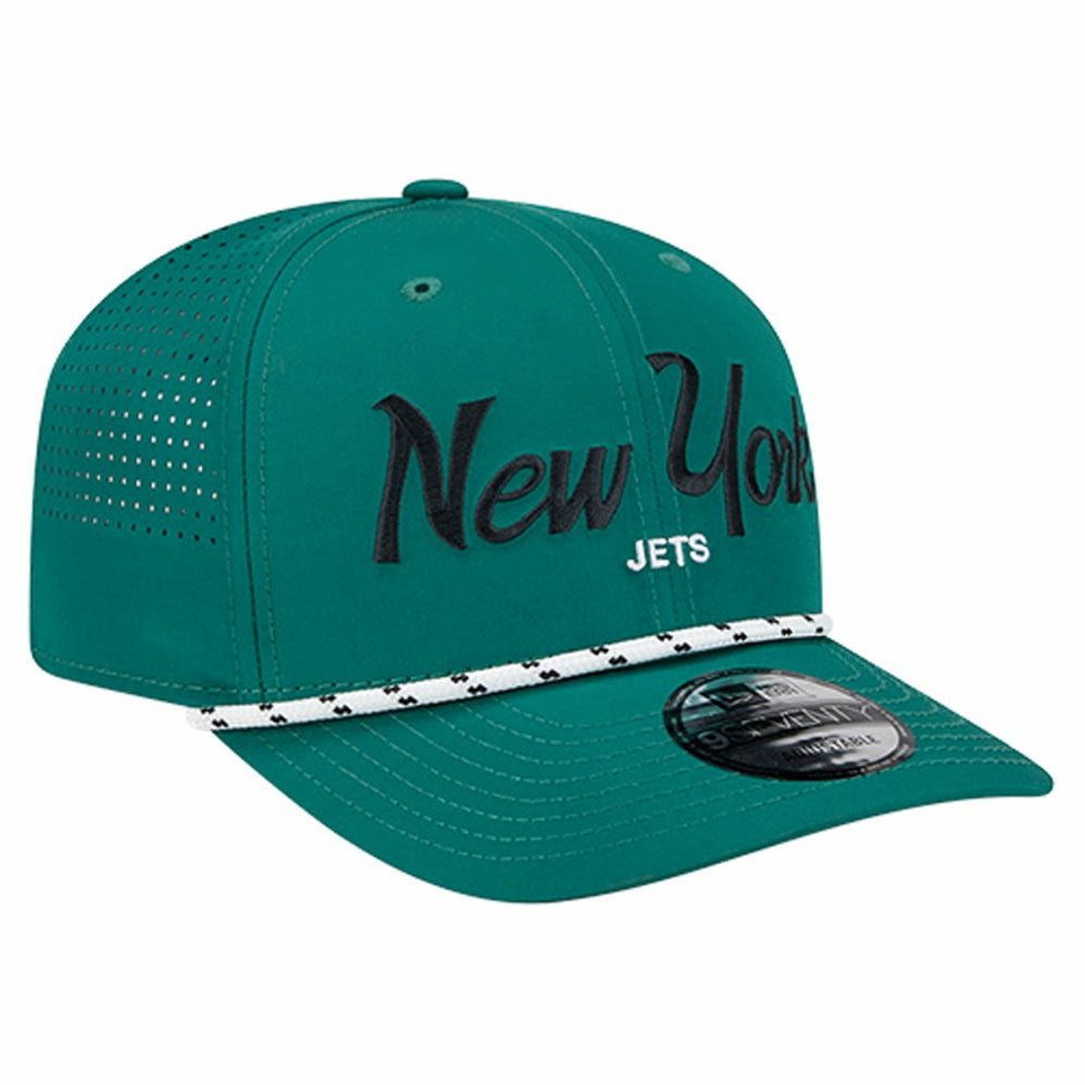 New York Jets New Era Script 9SEVENTY Adjustable Hat Green | NFL