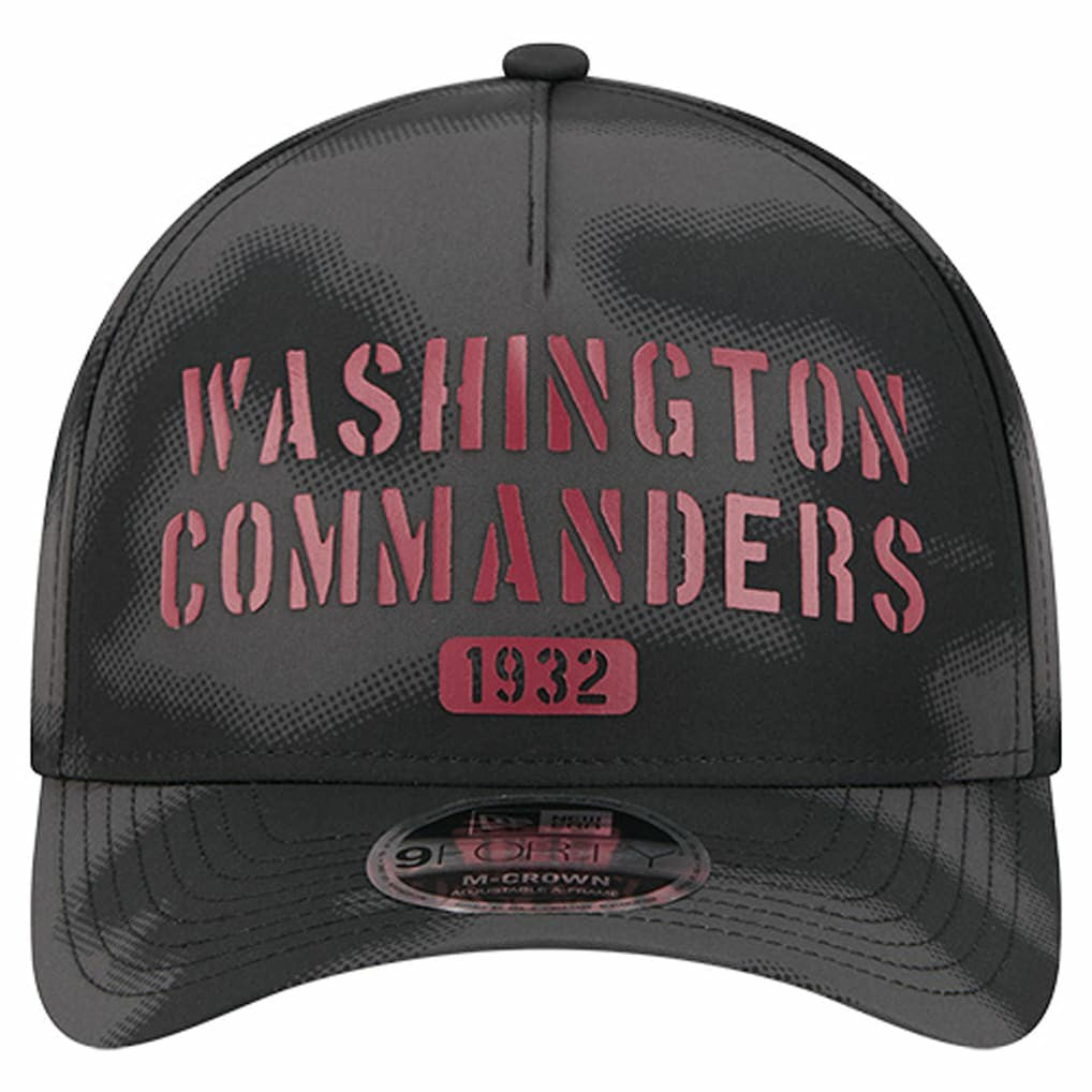 Washington Commanders New Era Halftone Camo 9FORTY Hat Gray | NFL
