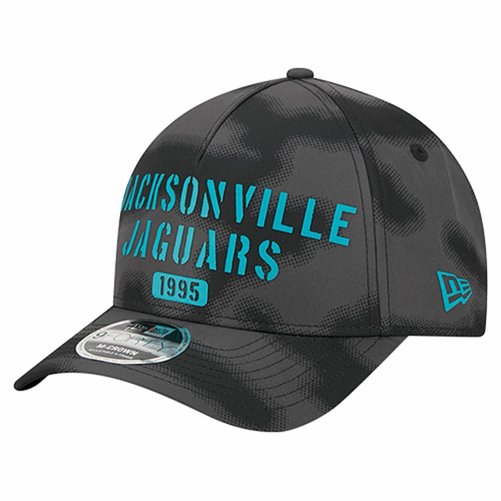 Jacksonville Jaguars New Era Halftone Camo 9FORTY Hat Gray | NFL