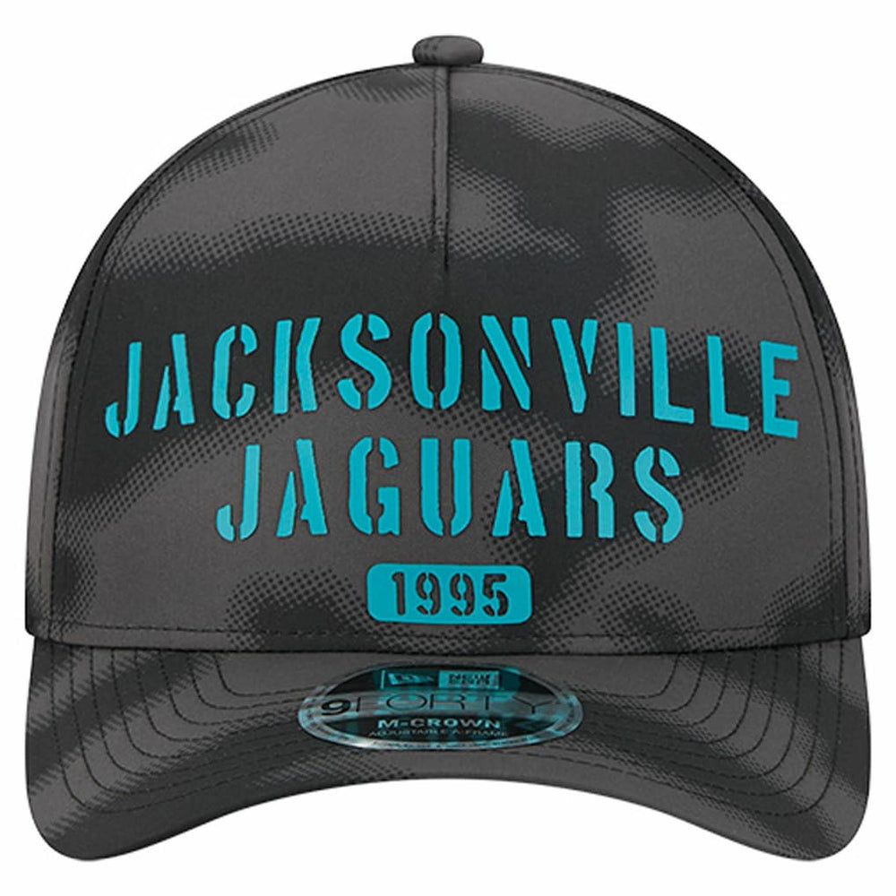 Jacksonville Jaguars New Era Halftone Camo 9FORTY Hat Gray | NFL