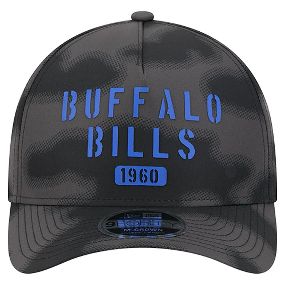 Buffalo Bills New Era Halftone Camo 9FORTY Hat Gray | NFL