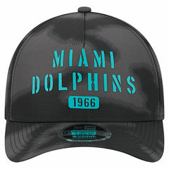 Miami Dolphins New Era Halftone Camo 9FORTY Hat Gray | NFL