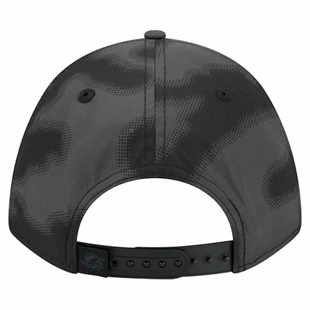 Miami Dolphins New Era Halftone Camo 9FORTY Hat Gray | NFL