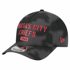 Kansas City Chiefs New Era Halftone Camo 9FORTY Hat Gray | NFL
