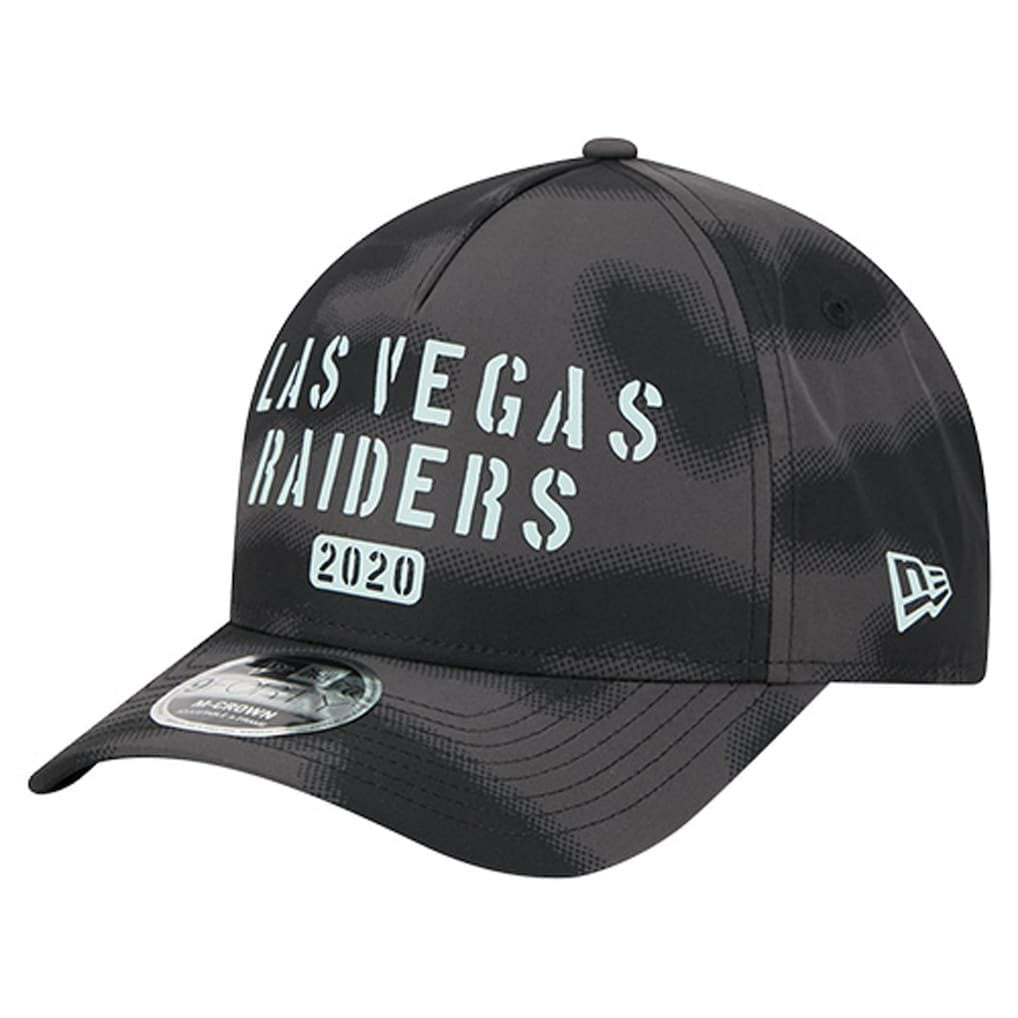 Las Vegas Raiders New Era Halftone Camo 9FORTY Hat Gray | NFL
