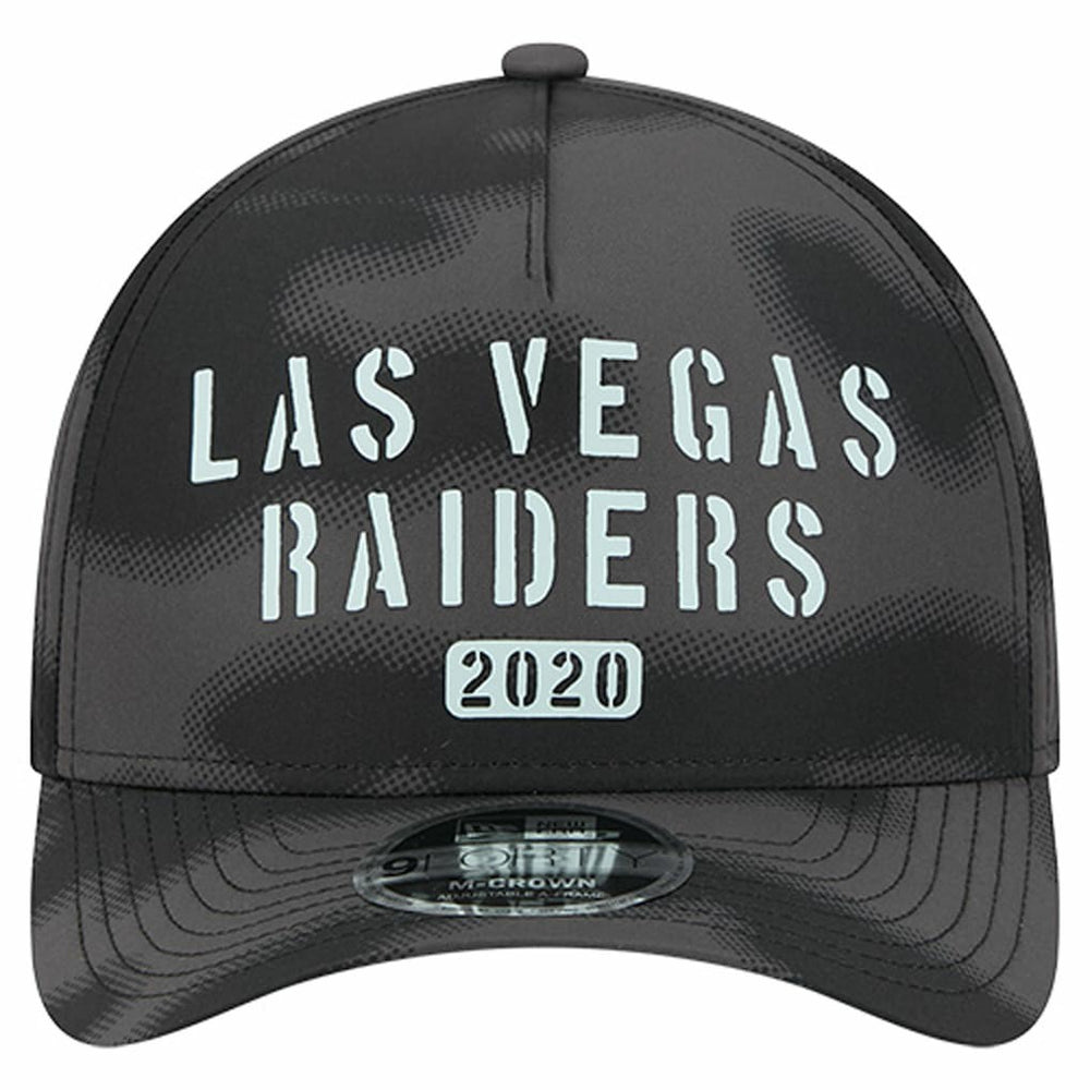 Las Vegas Raiders New Era Halftone Camo 9FORTY Hat Gray | NFL