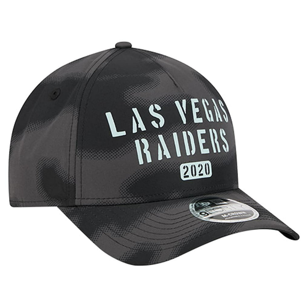 Las Vegas Raiders New Era Halftone Camo 9FORTY Hat Gray | NFL