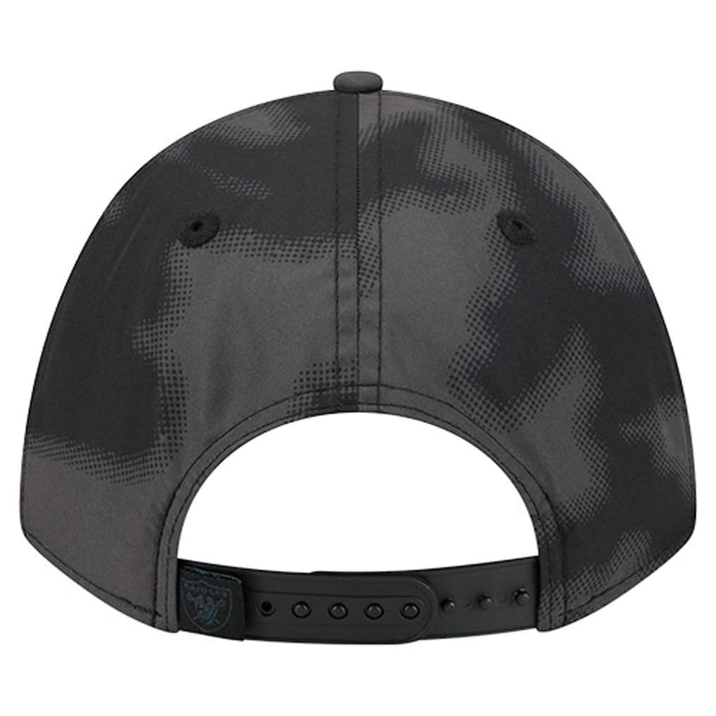 Las Vegas Raiders New Era Halftone Camo 9FORTY Hat Gray | NFL