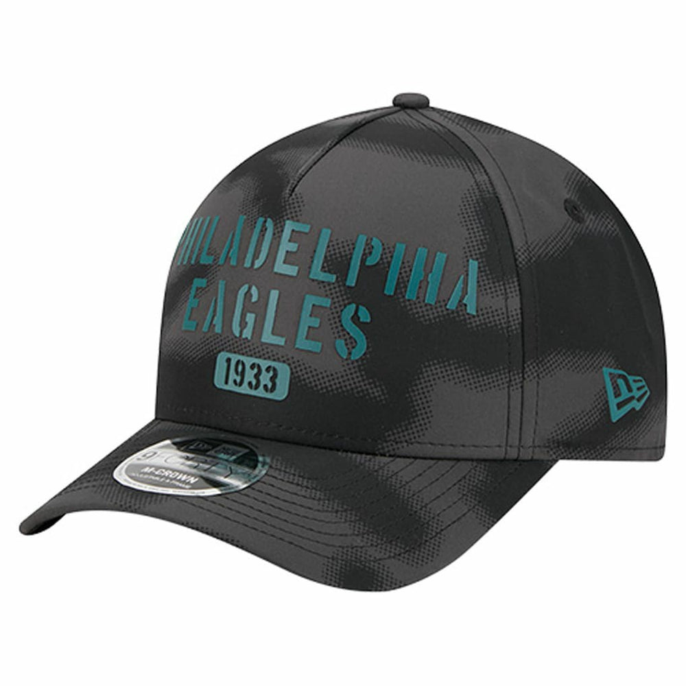 Philadelphia Eagles New Era Halftone Camo 9FORTY Hat Gray | NFL