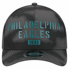 Philadelphia Eagles New Era Halftone Camo 9FORTY Hat Gray | NFL