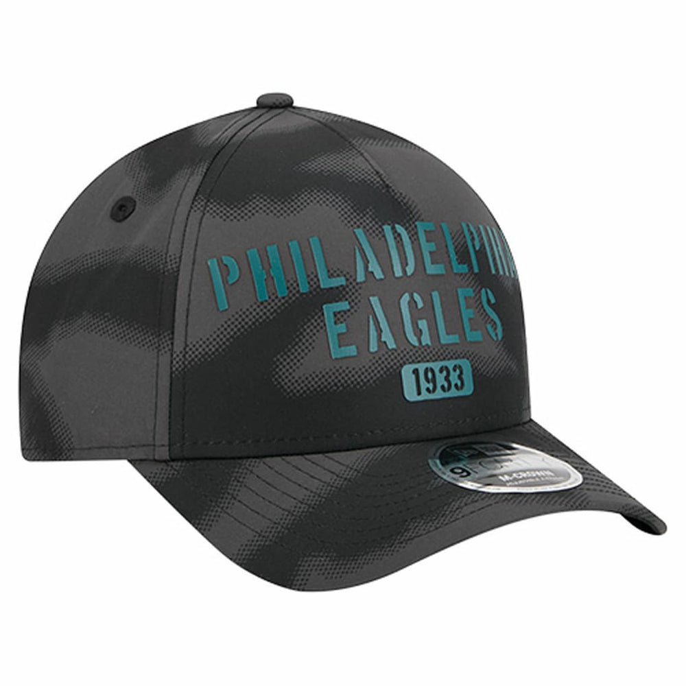 Philadelphia Eagles New Era Halftone Camo 9FORTY Hat Gray | NFL