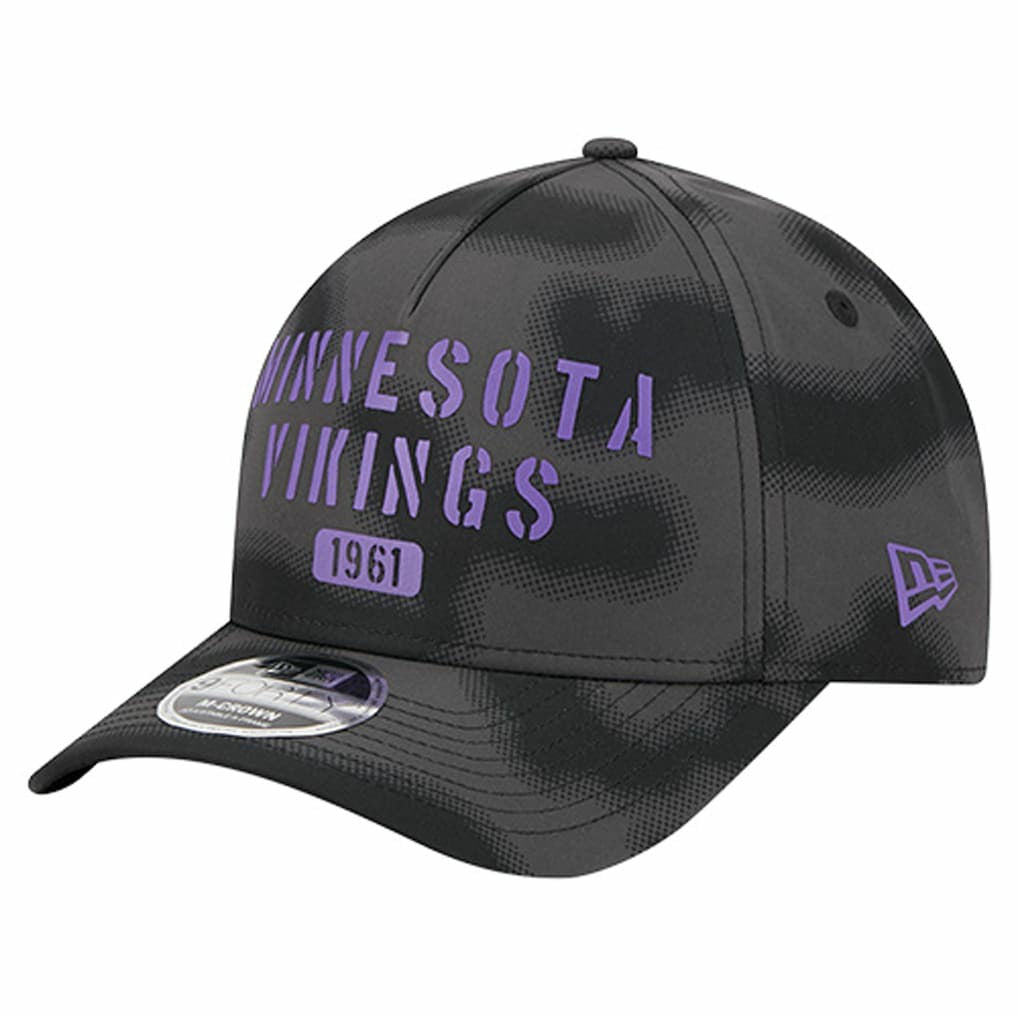 Minnesota Vikings New Era Halftone Camo 9FORTY Hat Gray | NFL