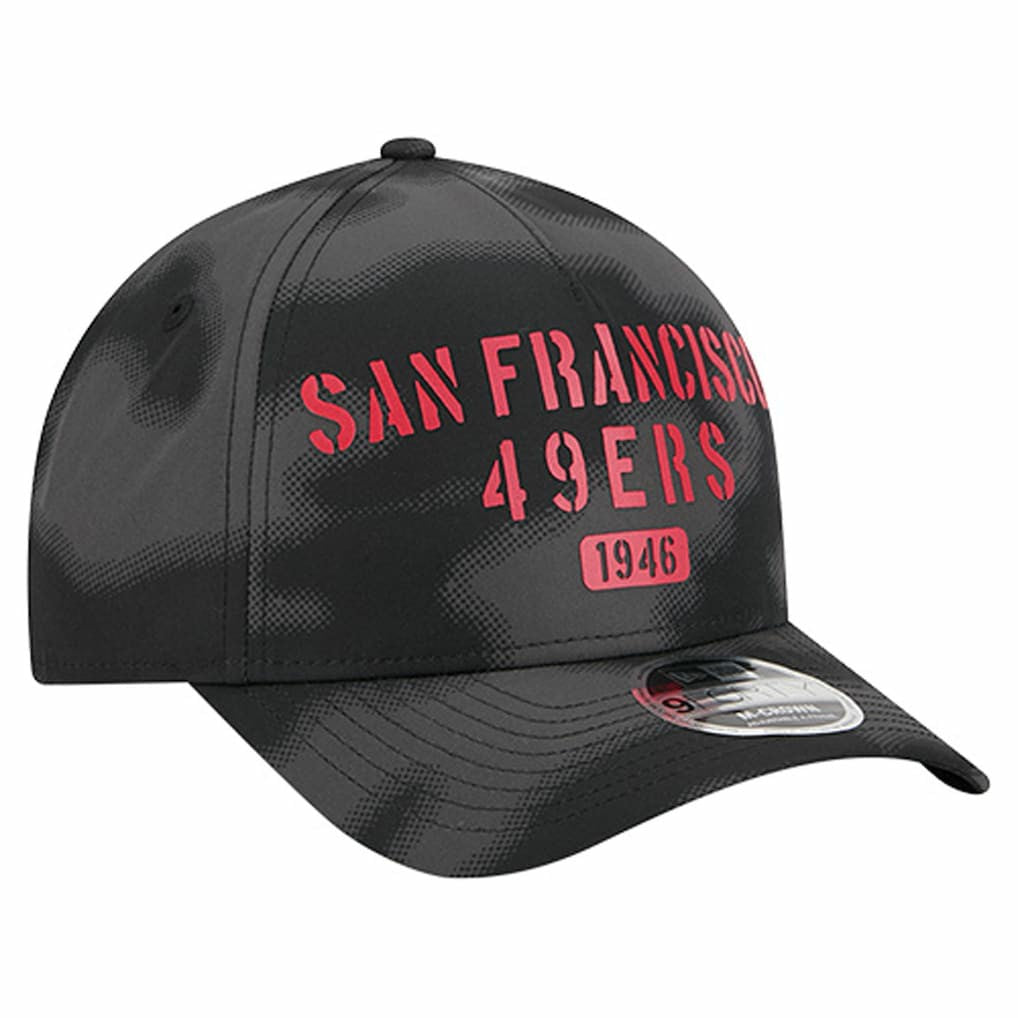 San Francisco 49ers New Era Halftone Camo 9FORTY Hat Gray | NFL