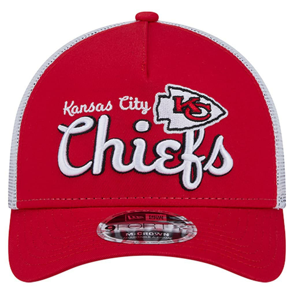 Kansas City Chiefs New Era Side Lines 9FORTY Adjustable Hat Red | NFL