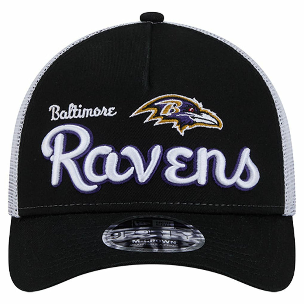 Baltimore Ravens New Era Side Lines 9FORTY Adjustable Hat Black | NFL