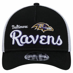 Baltimore Ravens New Era Side Lines 9FORTY Adjustable Hat Black | NFL