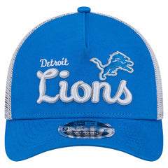 Detroit Lions New Era Side Lines 9FORTY Adjustable Hat Blue | NFL