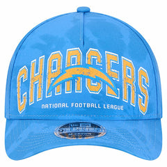 Los Angeles Chargers New Era Tie Dye Fade 9Forty M-Crown A-Frame Adjustable Hat Powder Blue | NFL